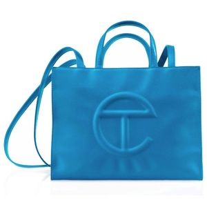 Telfar Cyan Small Shopping Bag